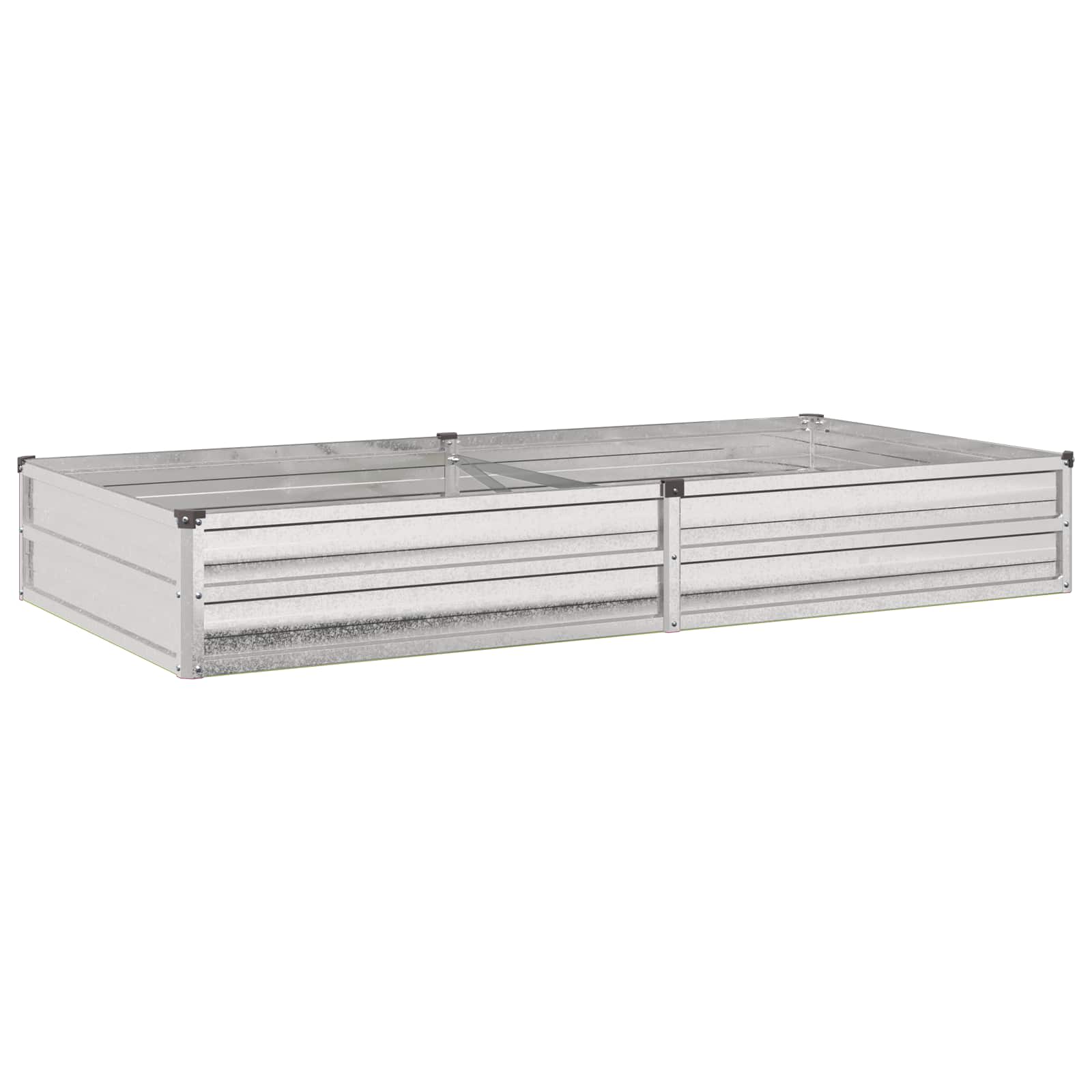 Hochbeet Im Garten Silber 160 X 80 X 24 Cm Verzinkt Vidaxl