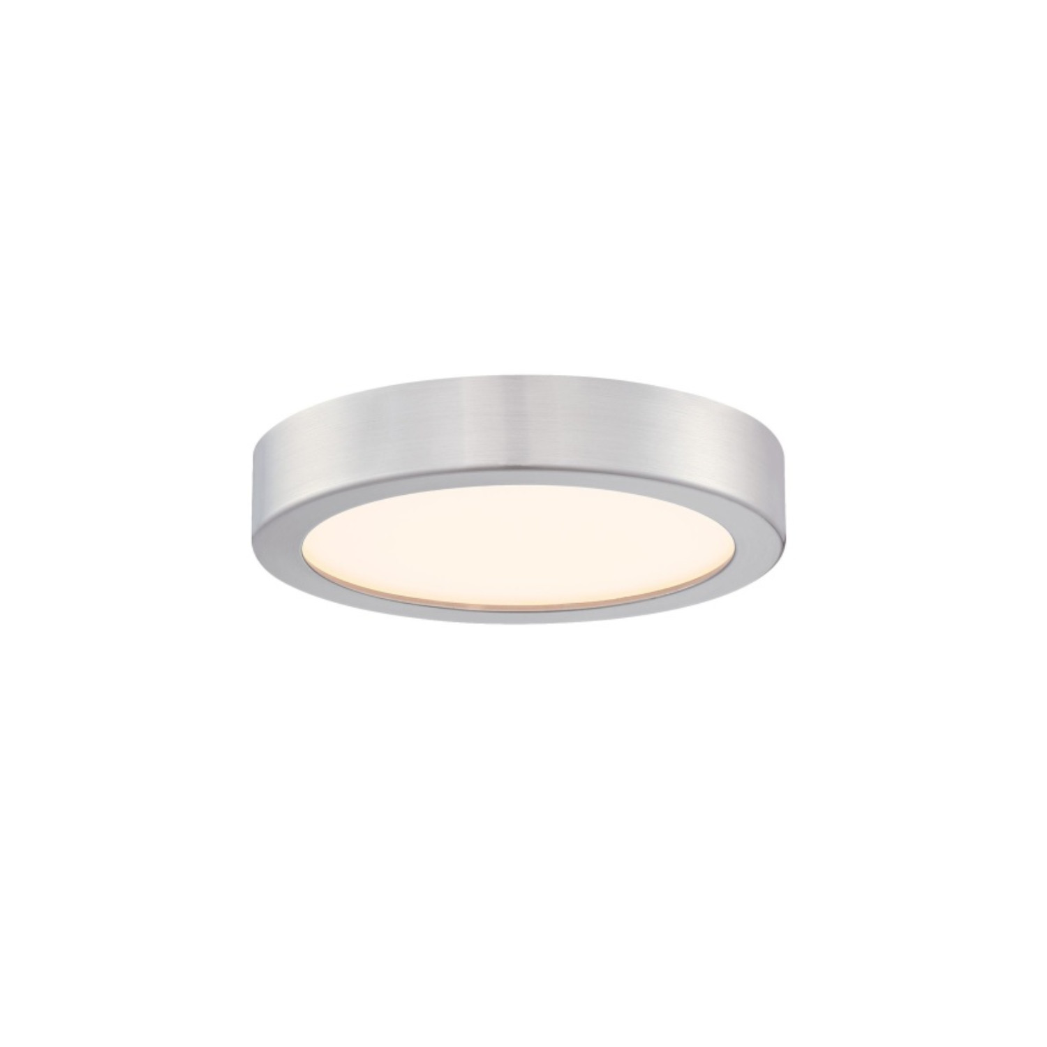 Led Deckenleuchte Flat Nickel / Acryl 16 Cm