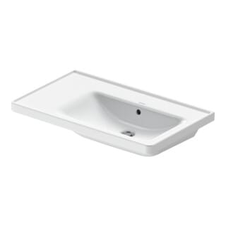 Duravit Möbelwaschtisch D-Neo 80x48cm, o HL, w, asy, B re, m ÜL, HLB
