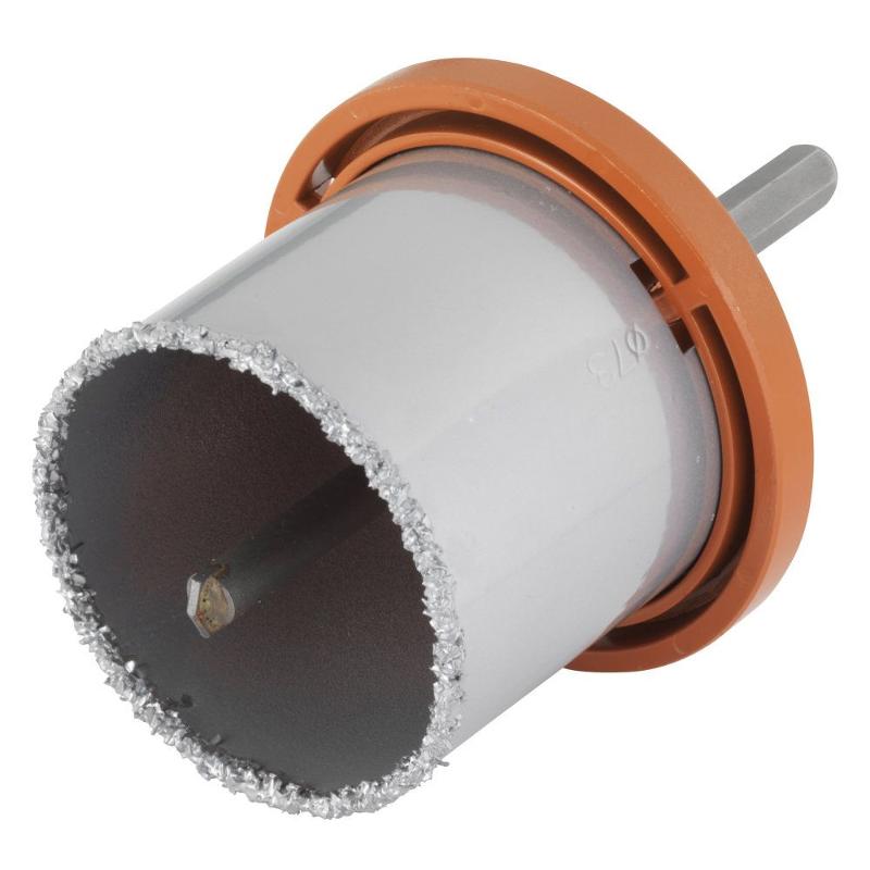 Lochsäge Hartmetall Craft 73 Mm Schnitttiefe 55 Mm Silber