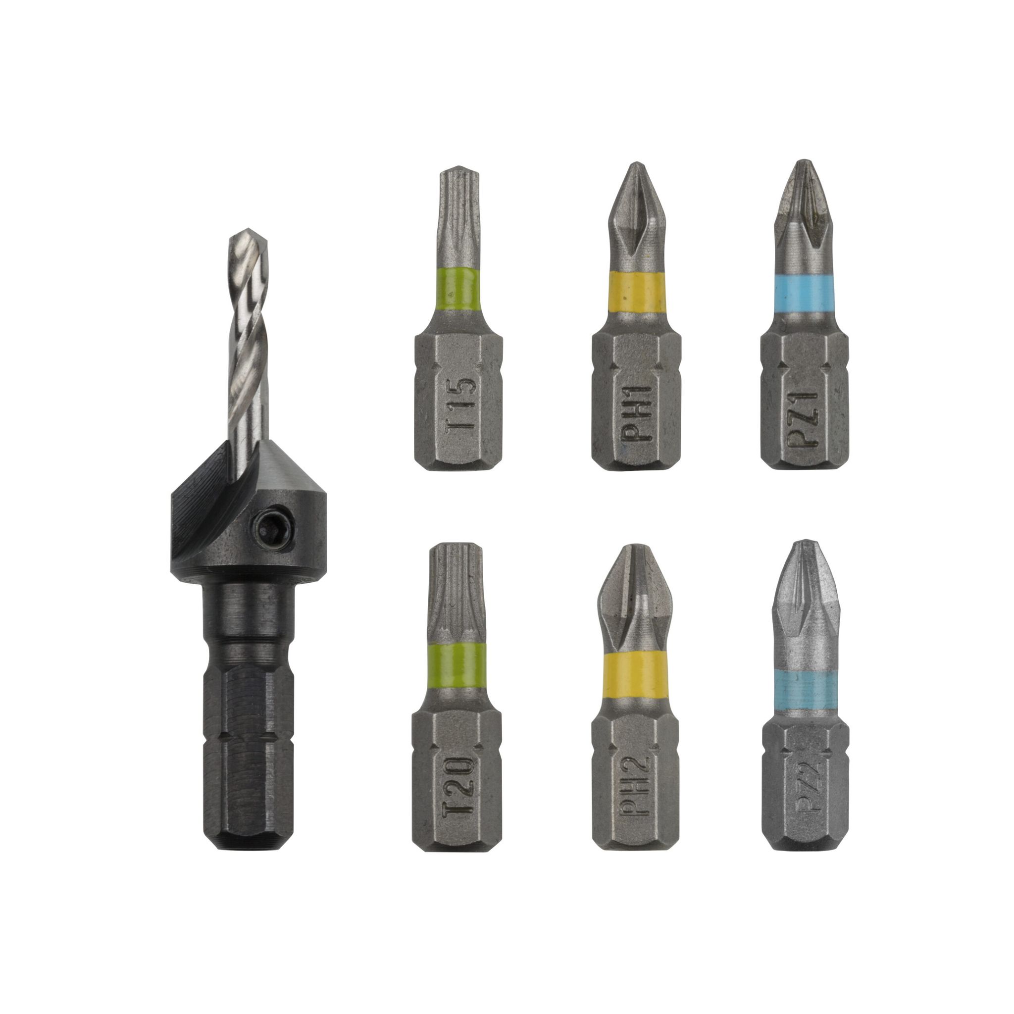 Wolfcraft 1 Flipbit-set Holzbau - 3085000