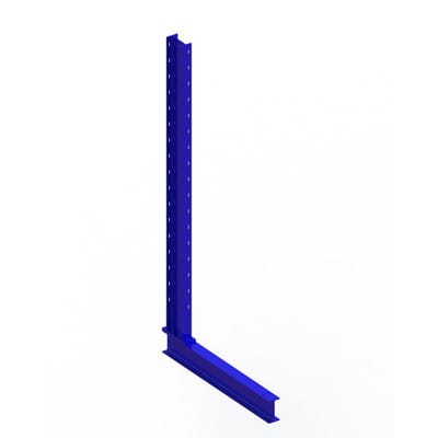 Meta Kragarmregal Ständer IPE140 einseitig 2000 x 800 mm Enzianblau Multistrong M