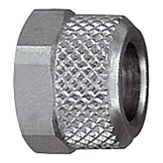 Riegler Ãœberwurfmutter, M10x1,0, für Schlauch 6/4 mm, SW 12, MS vern.