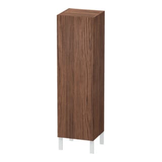 Duravit Halbhochschrank L-Cube 40x36,3x132cm, Tür re, nussbaum dunkel