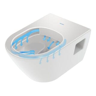 Duravit Wand-WC, Tiefspüler D-Neo 37x54cm, 4,5 l, Rimless, weiß