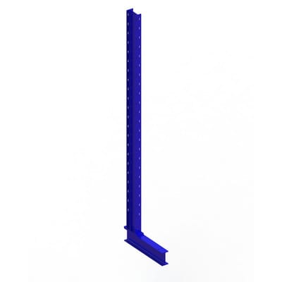 Meta Kragarmregal Ständer IPE140 einseitig 2500 x 400 mm Enzianblau Multistrong M