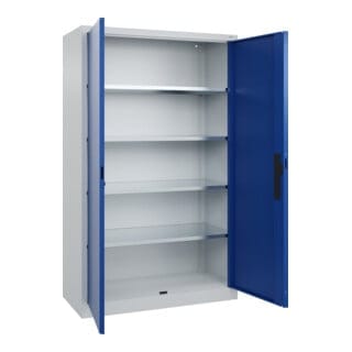 C+P Flügeltürenschrank Serie 89, 1950x1200x500mm, 7035/5010