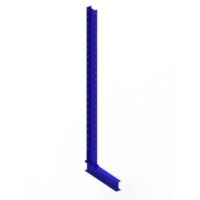 Meta Kragarmregal Ständer IPE140 einseitig 2500 x 500 mm Enzianblau Multistrong M