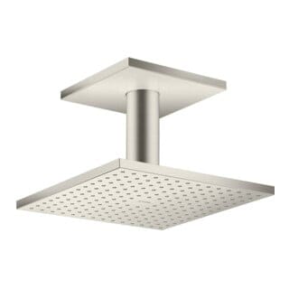 hansgrohe Kopfbrause Axor m Decke, 250x250mm, 1j, Edelstahl-Optik