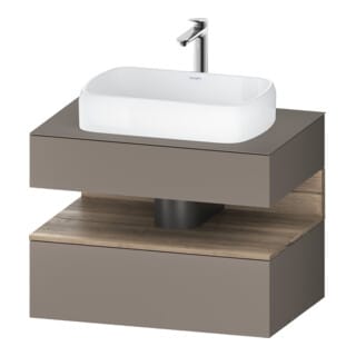 Duravit Waschtischunterschrank Qatego 80x55x60cm, E Ma/Ba m, Pl, 1 Schubkast.