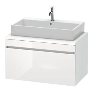 Duravit Waschtischunterschrank DuraStyle 90x54,8cm, w hgl/we ma, f Kons, 1 Ausz.