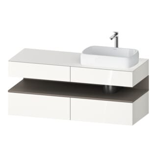Duravit Waschtischunterschrank Qatego 140x55x60cm, ba m/we g, Pl, Beck. re