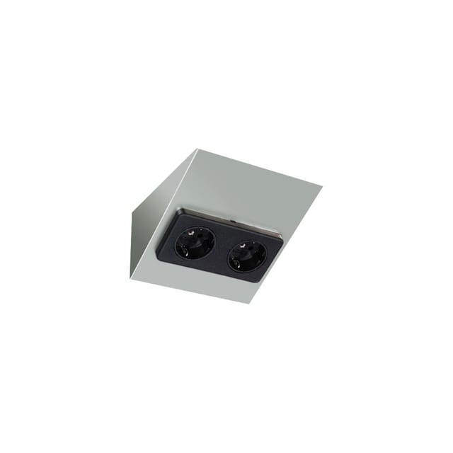 EVN Lichttechnik Möbelanbau-Steckdose Doppel- 230V 16A 092 250 eds