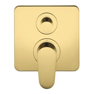 hansgrohe Fertigset Axor Citterio M UP-Wannen-Einhebelmischer, polished gold optic