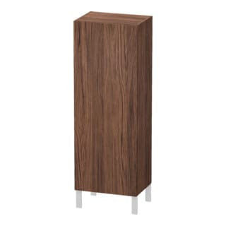 Duravit Halbhochschrank L-Cube 50x36,3x132cm, Tür li, nussbaum dunkel
