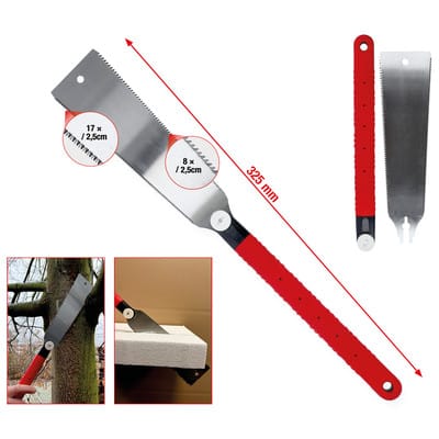 KS Tools Japan-Zugsäge, doppelverzahnt