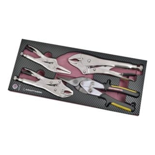 Kraftwerk EVA3 Gripzangen-/Blechschere-Schale 4-teilig