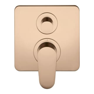 hansgrohe Fertigset Axor Citterio M UP-Wannen-Einhebelmischer, polished red gold