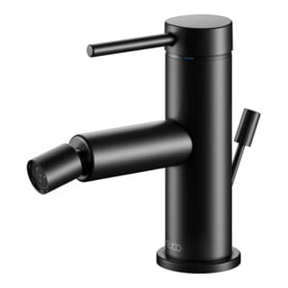 Keuco Einhebelmischer für Bidet IXMO 59509 m.Zug.-Ablgrt. Soft, Rosette r/e sw
