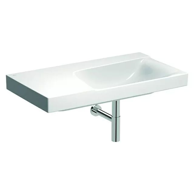 Geberit Waschtisch Xeno2 90x48cm, Ab L, o HL, o. ÜL, we. K-Tect