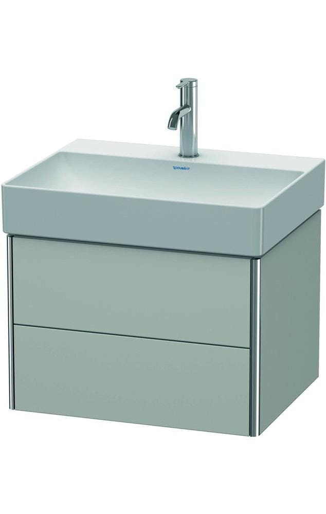 Duravit Waschtischunterschrank XSquare 58,4x46cm, betongr m, 2 Schubk., wandhängend