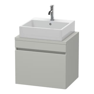 Duravit Waschtischunterschrank Com DuraStyle 60x47,8cm, betongr ma, f Kons, 1 Auszug