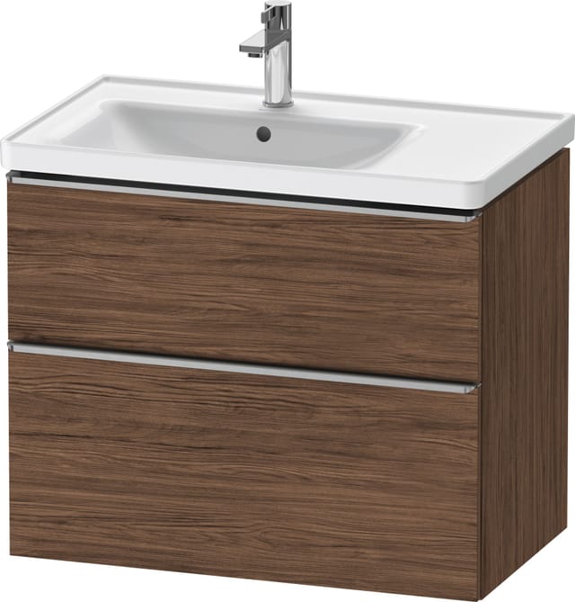 Duravit Waschtischunterschrank D-Neo 78,4x45,2cm, 1 Kast, B L, ES geb/Nu dkl.