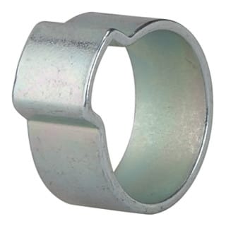 Riegler 1-Ohr-Schl.klemme, Stahl glanzverz. (W1), Spannbe. 7-9 mm, 6 mm