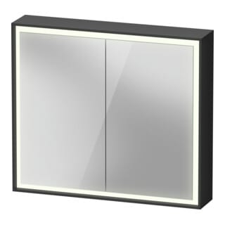 Duravit Spanplattenschraube m Waschp.-Bel. L-Cube 80x70x15,5cm, graph ma, Türanschl. re/li