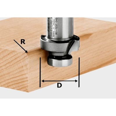 Festool Abrundfräser HW HW R2-OFK 500 (ohne Kugellager)