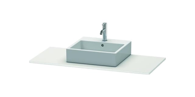 Duravit Konsole XSquare 80x55cm, weiß matt, mit 1 Ausschnitt