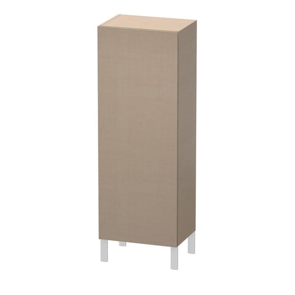Duravit Halbhochschrank L-Cube 50x36,3x132cm, Tür rechts, leinen