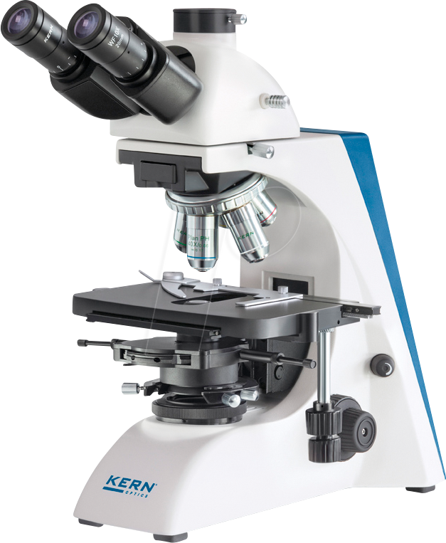 Kern Phasenkontrastmikroskop OBN 159, Trinokular, InfPlan, WF10×20, 3W LED