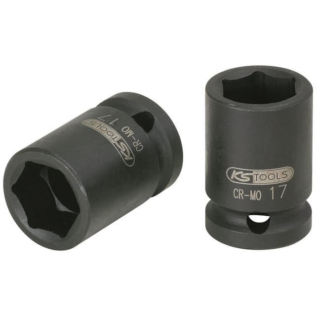 KS Tools 1/2" Sechskant-Kraft-Stecknuss, kurz, 1.1/16