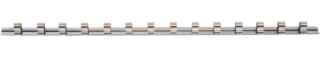 BGS Aufsteckschiene mit 15 Clips 10 mm