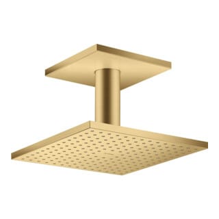 hansgrohe Kopfbrause Axor m Decke, 250x250mm, 2jet, brush. gol opt