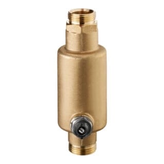 Oventrop Entlüftertopf 2x G 1 ÜM, f Regusol, Klemmringverschr.