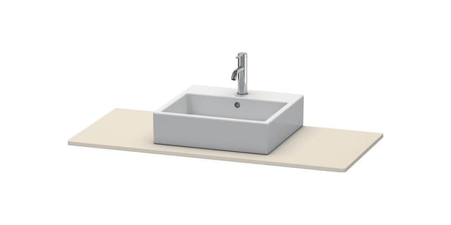 Duravit Konsole XSquare 80x55cm, Taupe, mit 1 Ausschnitt