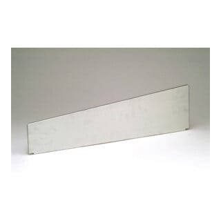 Regalwerk BERT-Schütten-Abtrenner/Abteilung RECHTS für 300 mm tiefes Regalfeld Stahlblech