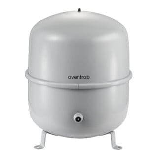 Oventrop Membran-Ausdehnungsgefäß 35 l, R 3/4 AG, mit angeschweißten Füßen