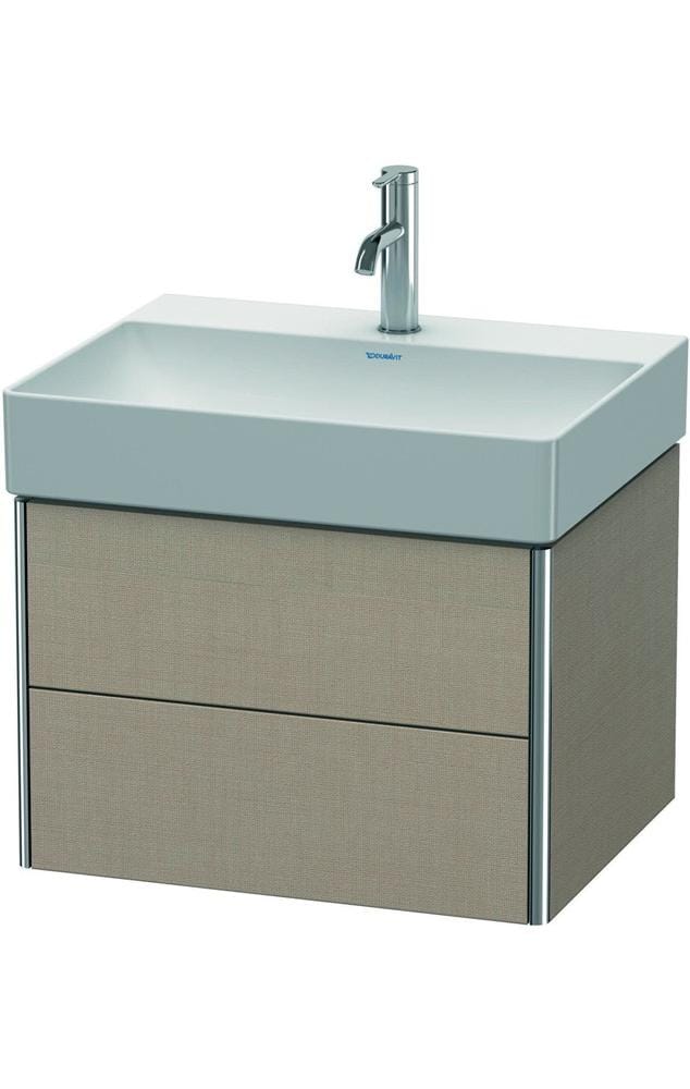 Duravit Waschtischunterschrank XSquare 58,4x46cm, lei, 2 Schubk., wandhängend