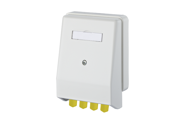 BTR NETCOM Anschlußdose OpDat 4 AP ST 150112 3102-E rws