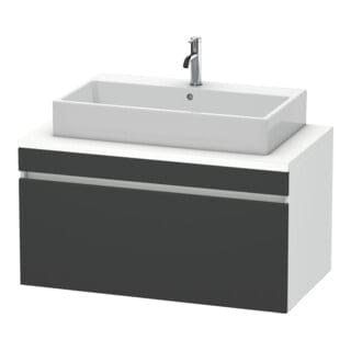 Duravit Waschtischunterschrank DuraStyle 100x54,8cm, gra m/we ma, f Kons, 1 Ausz.
