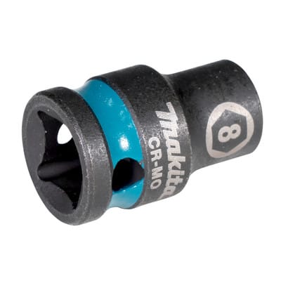 Makita Schlagnuss 3/8", SW8, kurz, Impact Black
