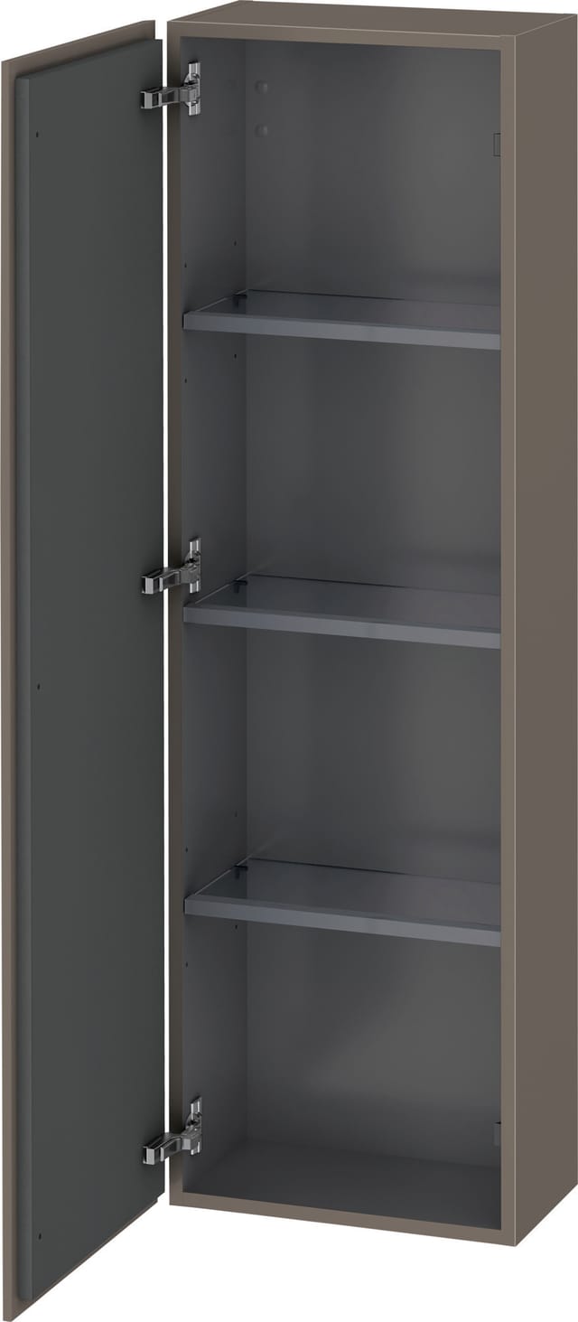Duravit Halbhochschrank L-Cube 40x24,3x132cm, Tür li, flan. Gr s-matt