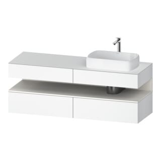 Duravit Waschtischunterschrank Qatego 160x55x60cm, w m/we m, Pl, B r, Nischenb