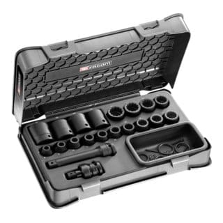 Facom IMPACT-Steckschlüssel 1/2Z, Set 20-tl