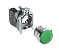 Schneider Electric Drucktaster flach, gn, 1S XB4BA31