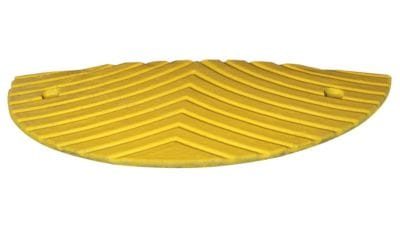 Moravia Fahrbahnschwelle TOPSTOP 30-RE gelb Abschlusselement 500 x 250 x 30 mm