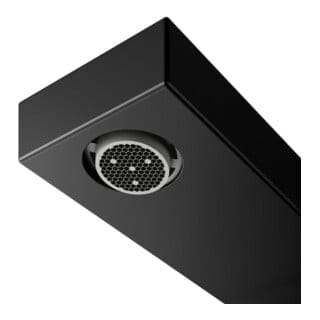 Keuco Waschtisch-Einhebelmischer 150 Edition 11 Ausl. 136mm, m Abl.garn, schwarz matt